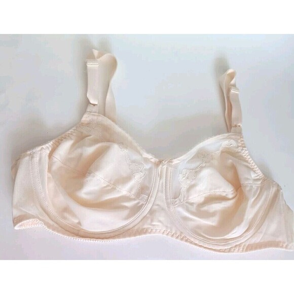 Bali Other - Bali Bra Size 42C Beige Style #0180 Mesh Balconette Full Coverage Vintage